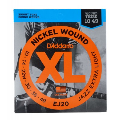 Corzi chitara acustica D'addario EJ20