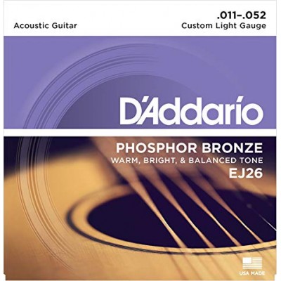 Corzi chitara acustica D'addario EJ26