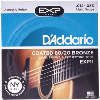 Corzi chitara acustica D'addario EXP 11 (XTABR1253)