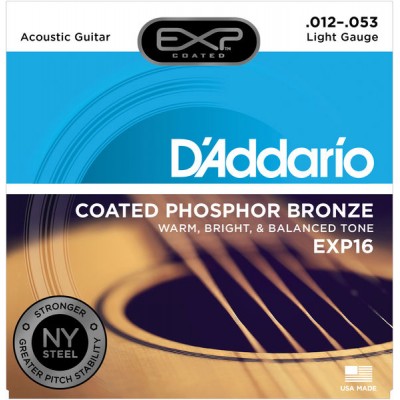 Corzi chitara acustica D'addario EXP 16 (XTAPB1253)