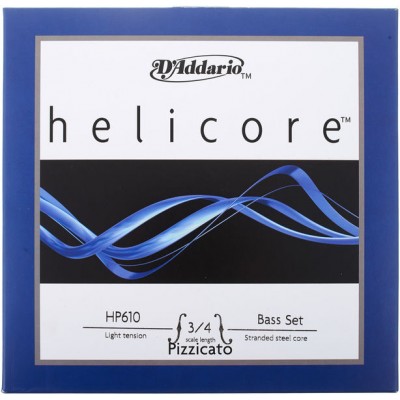 Corzi contrabas D'addario Helicore Pizzicato 3/4
