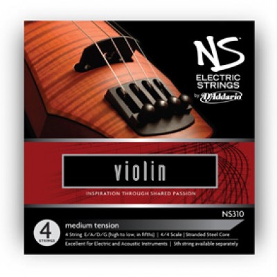 Corzi vioara electrica D'addario NS