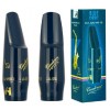 Mustiuc saxofon alto Vandoren Jumbo Java A45 Blue ebonite