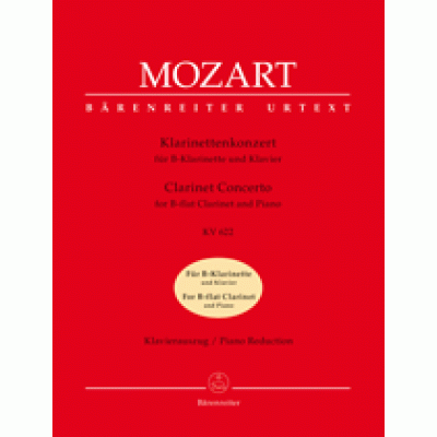 Mozart, Wolfgang Amadeus - Concerto for B-flat Clarinet and Piano K. 622