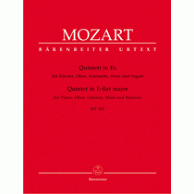 Mozart, Wolfgang Amadeus - Quintet for Piano, Oboe, Clarinet, Horn and Bassoon E-flat major K. 452 Piano Quintet