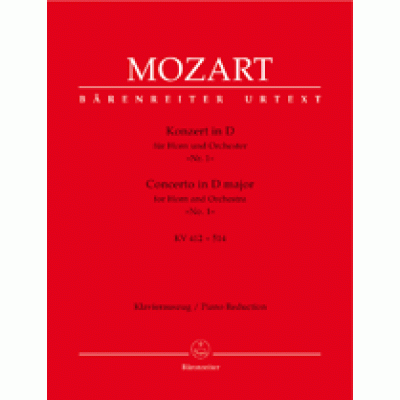 Mozart, Wolfgang Amadeus - Concerto for Horn and Orchestra  no. 1