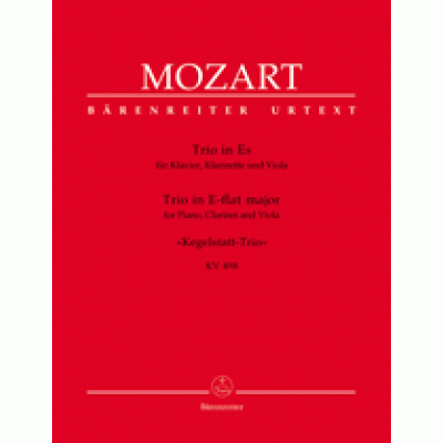 Mozart, Wolfgang Amadeus - Trio for Piano, Clarinet and Viola E-flat major