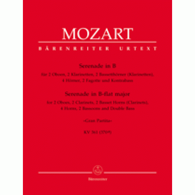 Mozart, Wolfgang Amadeus - Serenade "Gran Partita"