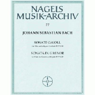 Bach, Johann Sebastian - Sonata in G minor for Flute and Cembalo obbligato