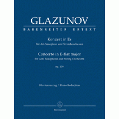 Glazunov, Alexander - Concerto for Alto Saxophone and String Orchestra
