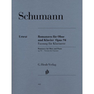 Schumann Robert - Three Romances op. 94 for Oboe and Piano