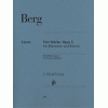 Alban Berg - Four Pieces for Clarinet and Piano