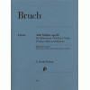 Max Bruch - Eight Pieces op. 83 for Clarinet (Violin), Viola (Violoncello) and Piano