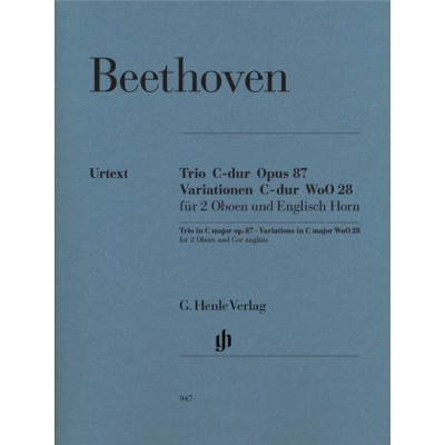 Ludwig van Beethoven - Trio C major op. 87 &bull; Variations C major WoO 28 for 2 Oboes and English Horn