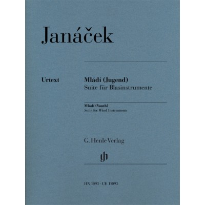 Jan&aacute;cek Leos - Ml&aacute;d&iacute; (Youth) - Suite for Wind instruments for Flute/Piccolo, Oboe, Clarinet (B flat), Horn (F), Bassoon, Bass Clarinet (B flat)