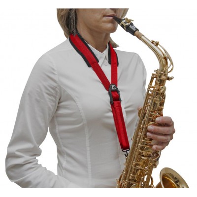 Strap saxofon alto/tenor BG S19M RED COMFORT